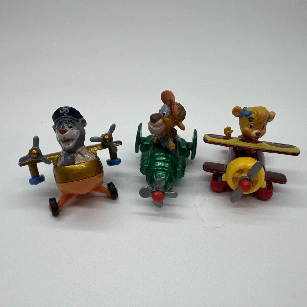 Disney TaleSpin 1989  Set of 3 Airplane McDonalds Happy Meal Toys